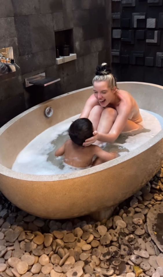 Helen Flanagan has shared a behind-the-scenes look at her Bali holiday with her adorable kids