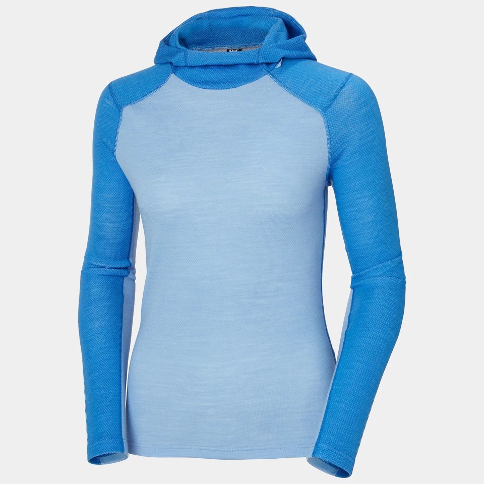 Helly Hansen Women’s LIFA Merino Midweight 2-in-1 Base Layer Hoodie