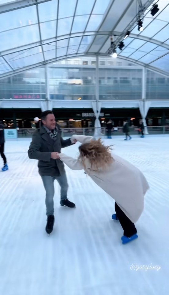 Gary flaunted the skills he learnt from Dancing On Ice