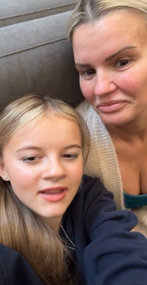 Kerry Katona appeared on social media with her daughter Heidi