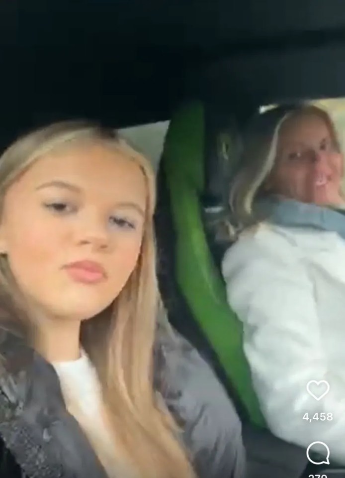 Some fans claimed Heidi wasn't wearing a seatbelt during a recent journey in Kerry's £200k Lamborghini