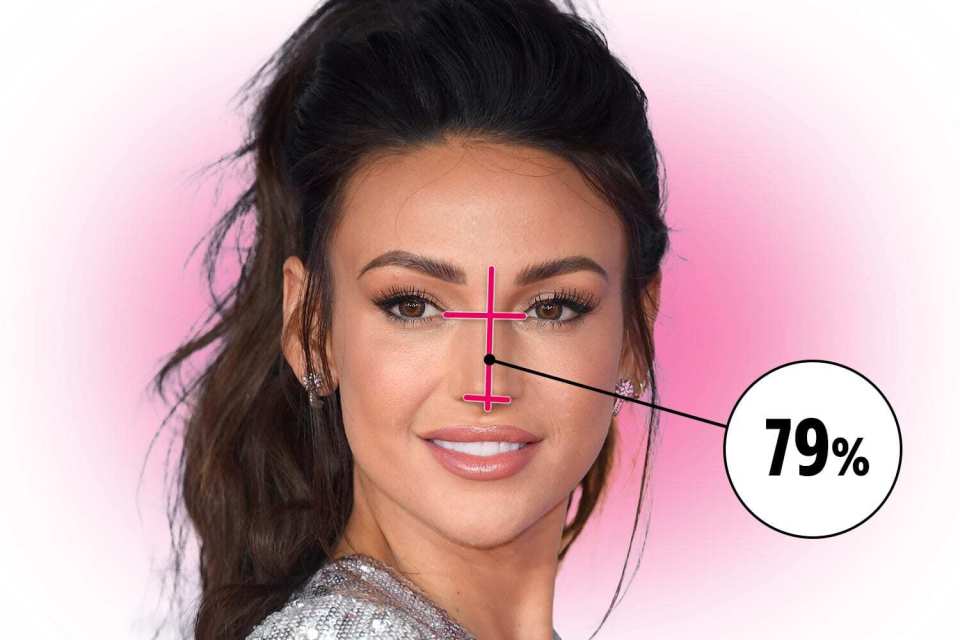 Michelle Keegan has also denied nose job rumours