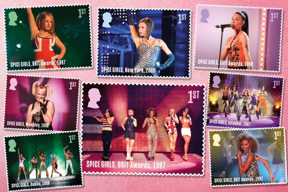 The new limited edition Spice Girls stamps could be worth up to £199.99