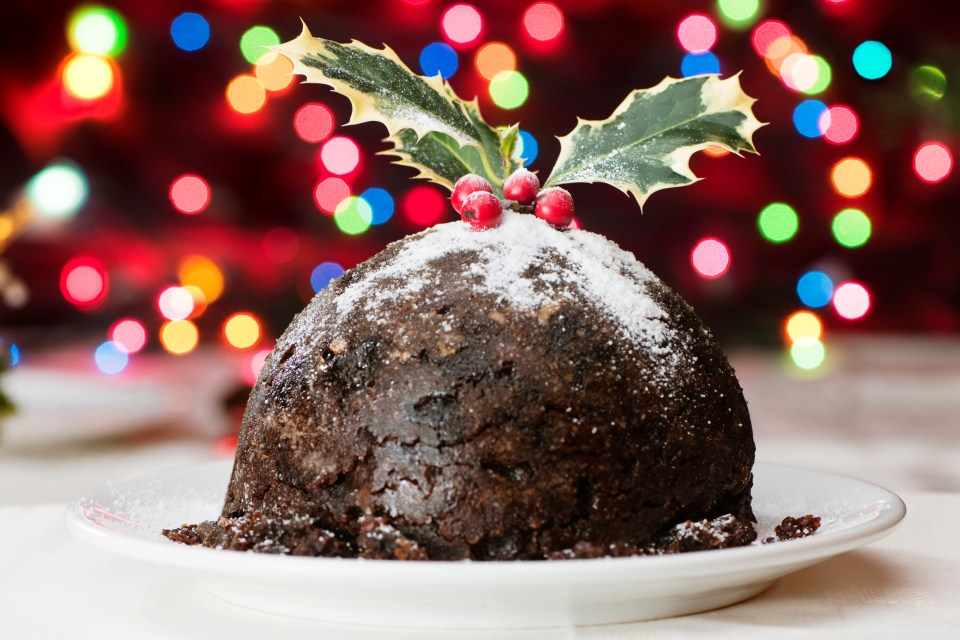 Christmas puddings were down by seven per cent