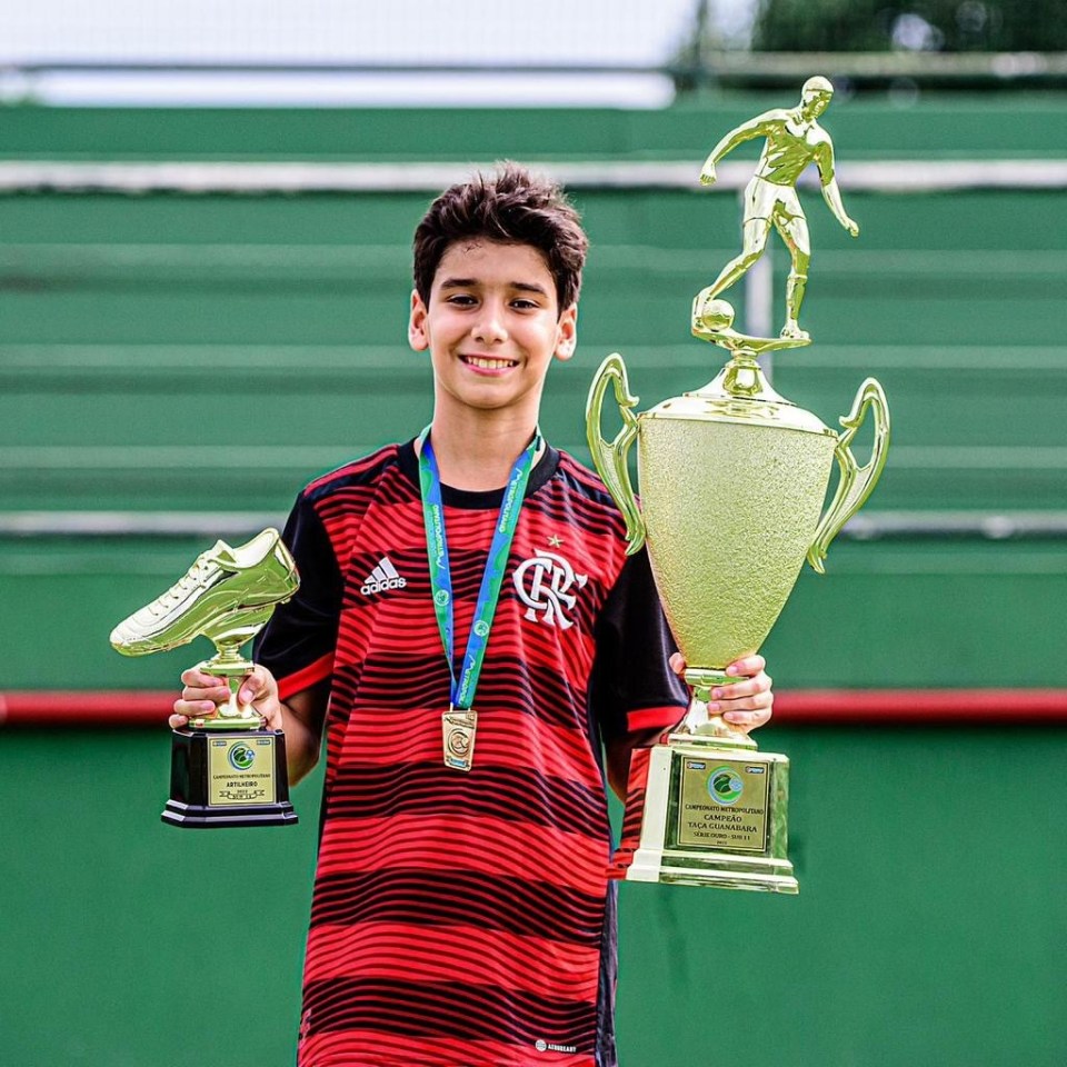 Eduardo's son is lighting up Flamengo's academy