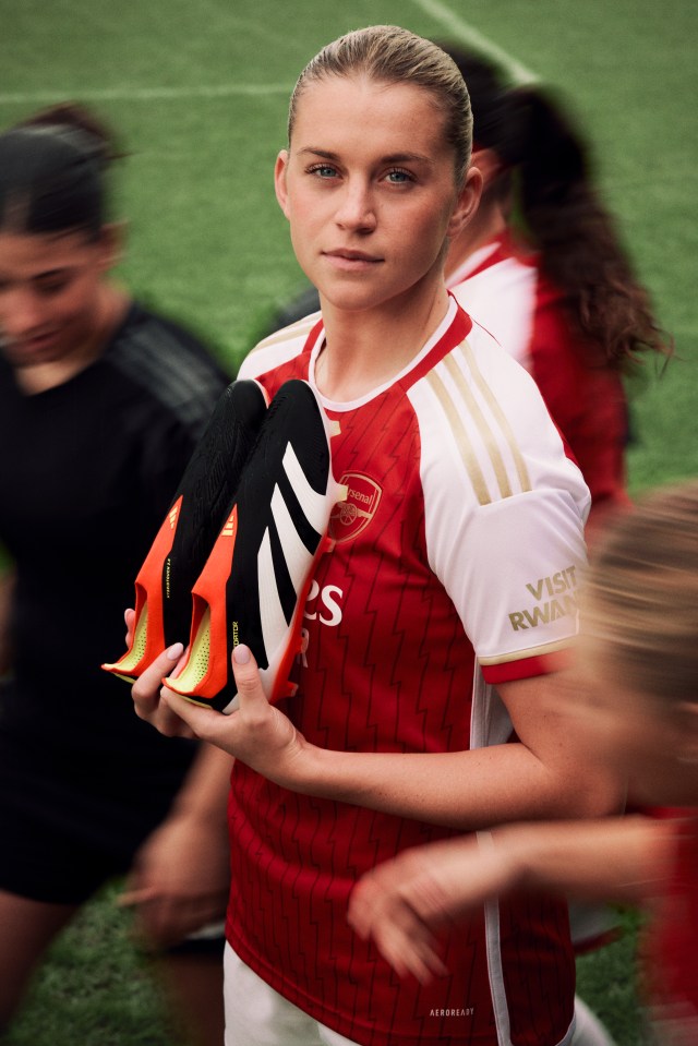 Arsenal star Alessia Russo will wear the new Predator 24