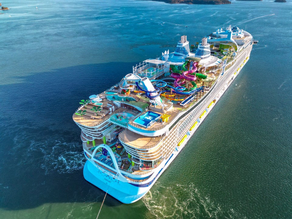 Icon of the Seas is Royal Caribbean’s newest, two billion dollar luxury liner and the biggest cruise ship in the world