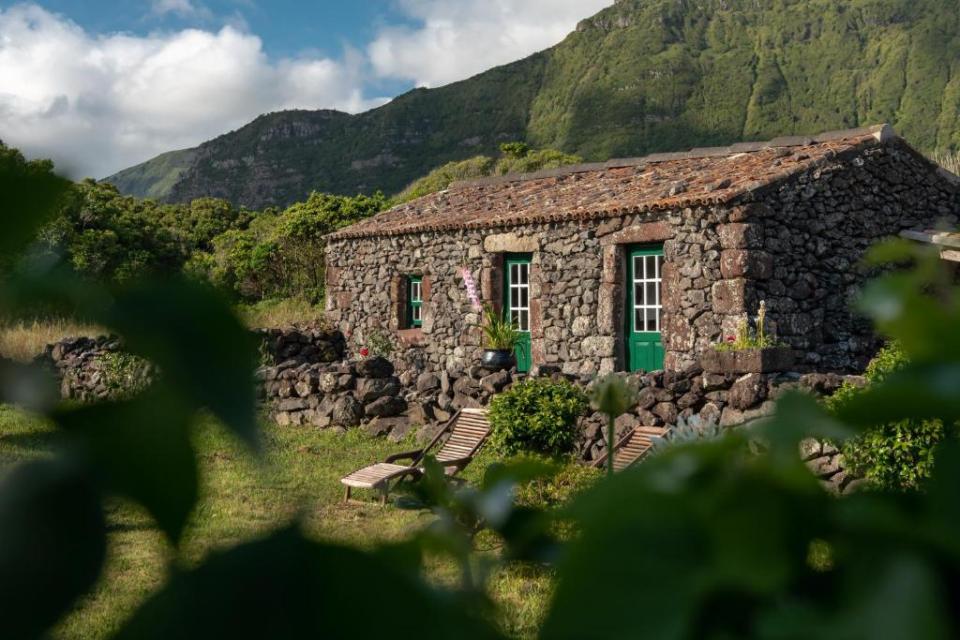 Abandoned farm houses have been converted into accommodation