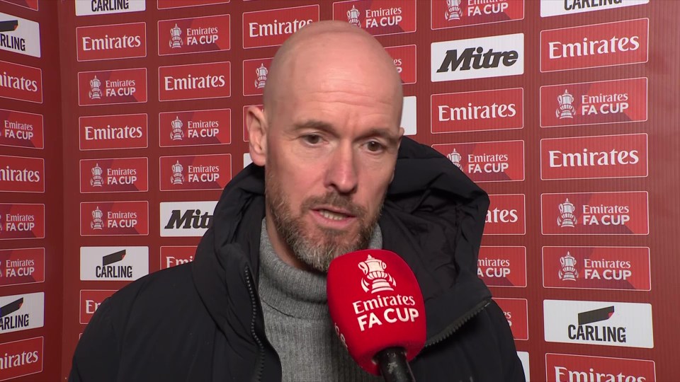 Fans claimed Erik ten Hag was 'broken' after Man Utd's game at Newport