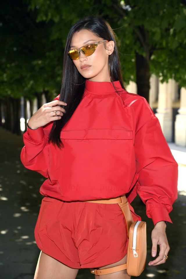 Bella Hadid wears Anne's shades.