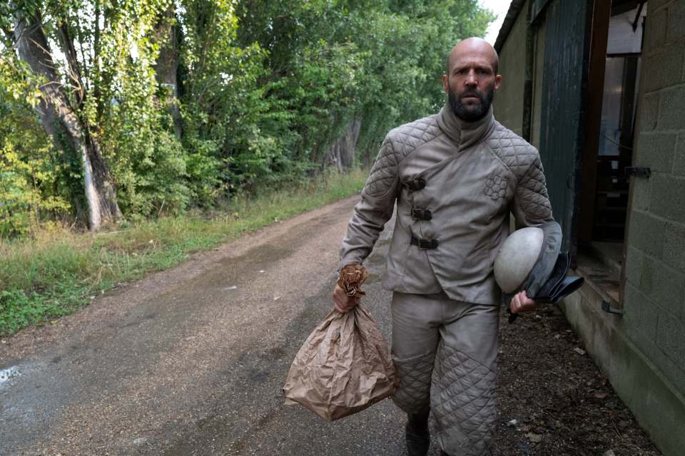 Jason Statham tries his hand at beekeeping during the filming of Sky Original The Beekeeper, in cinemas on 12 January. Beekeeping is set to become the hottest hobby trend of 2024 thanks to a host of celebrity fans, a study of 2,000 Brits has found.