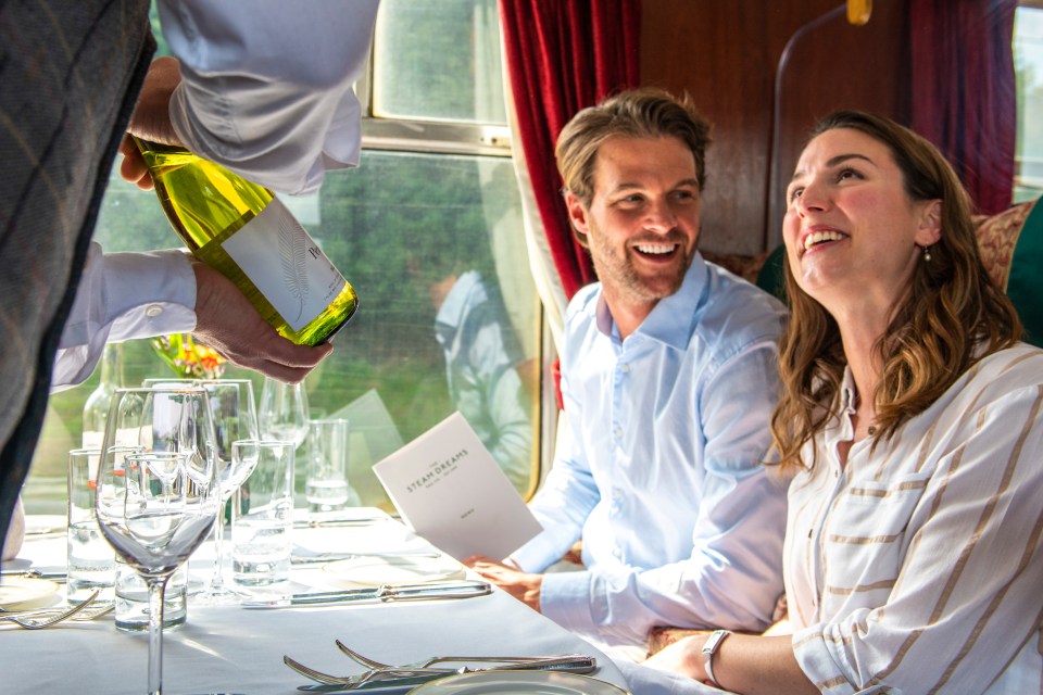 Certain guests will have access to specially crafted meals on board the train