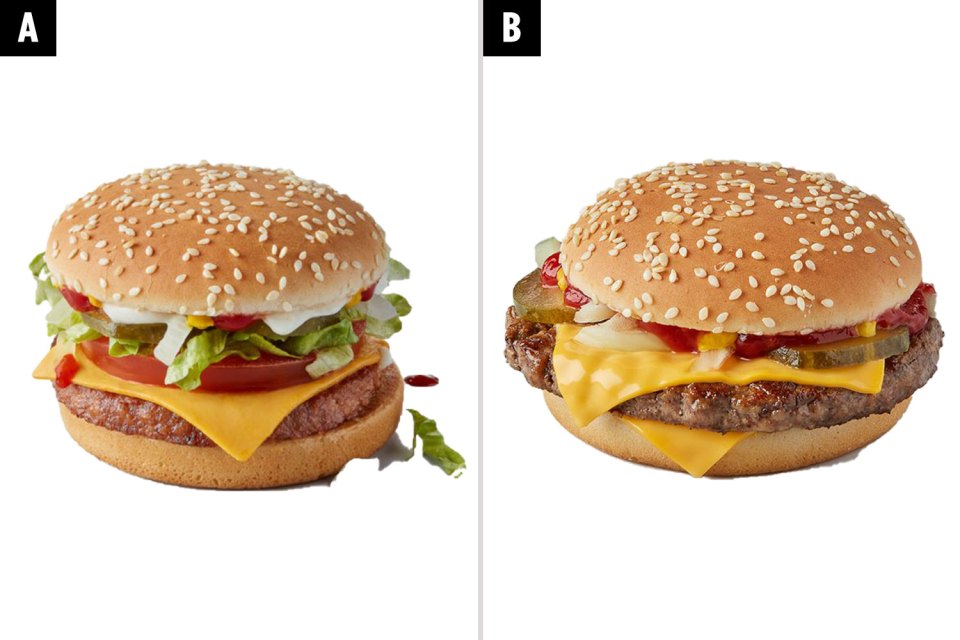 One of these is a McPlant and the other is a McQuarter Pounder With Cheese