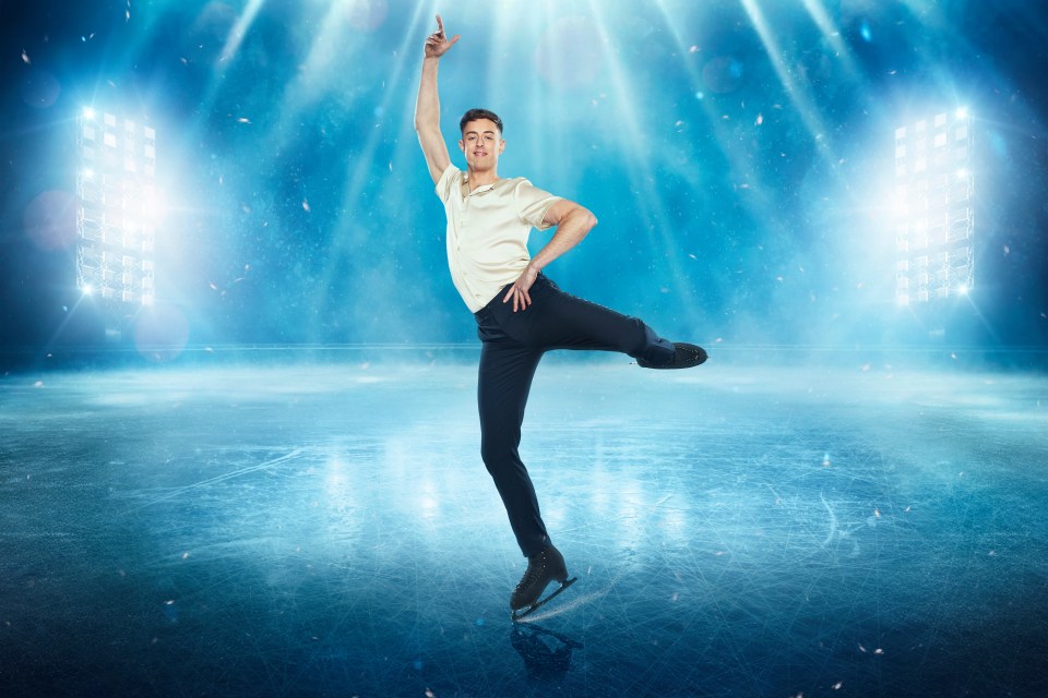 Editorial use only Mandatory Credit: Photo by ITV/Matt Frost/REX/Shutterstock (14295373ab) Colin Grafton 'Dancing On Ice' TV Show, Series 16, UK - 14 Jan 2024 Dancing on Ice, is a British ITV entertainment series which features celebrities and their professional partners figure skating in front of a panel of judges.