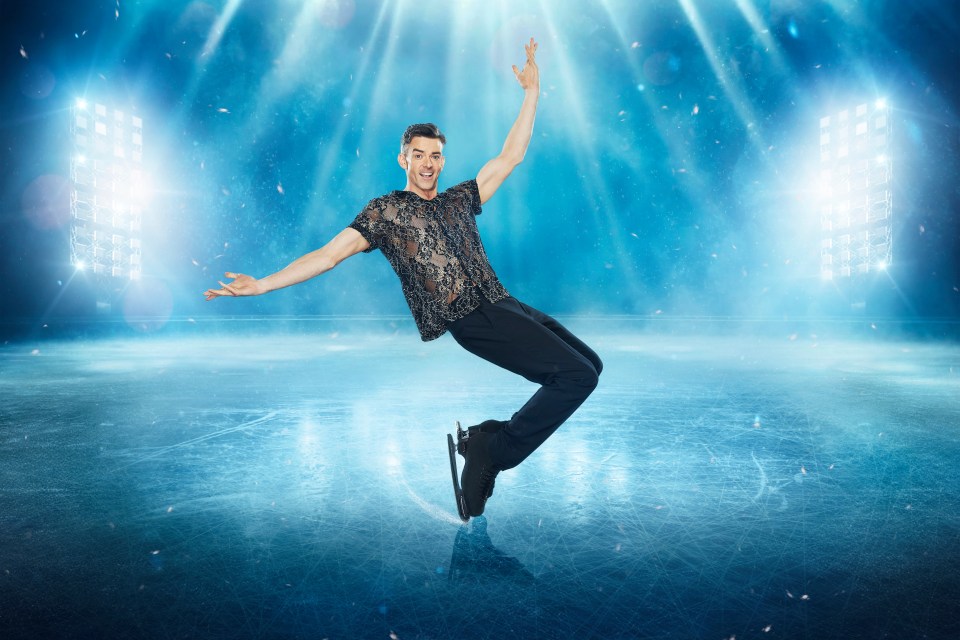 Editorial use only Mandatory Credit: Photo by ITV/Matt Frost/REX/Shutterstock (14295373ae) Brendyn Hatfield 'Dancing On Ice' TV Show, Series 16, UK - 14 Jan 2024 Dancing on Ice, is a British ITV entertainment series which features celebrities and their professional partners figure skating in front of a panel of judges.