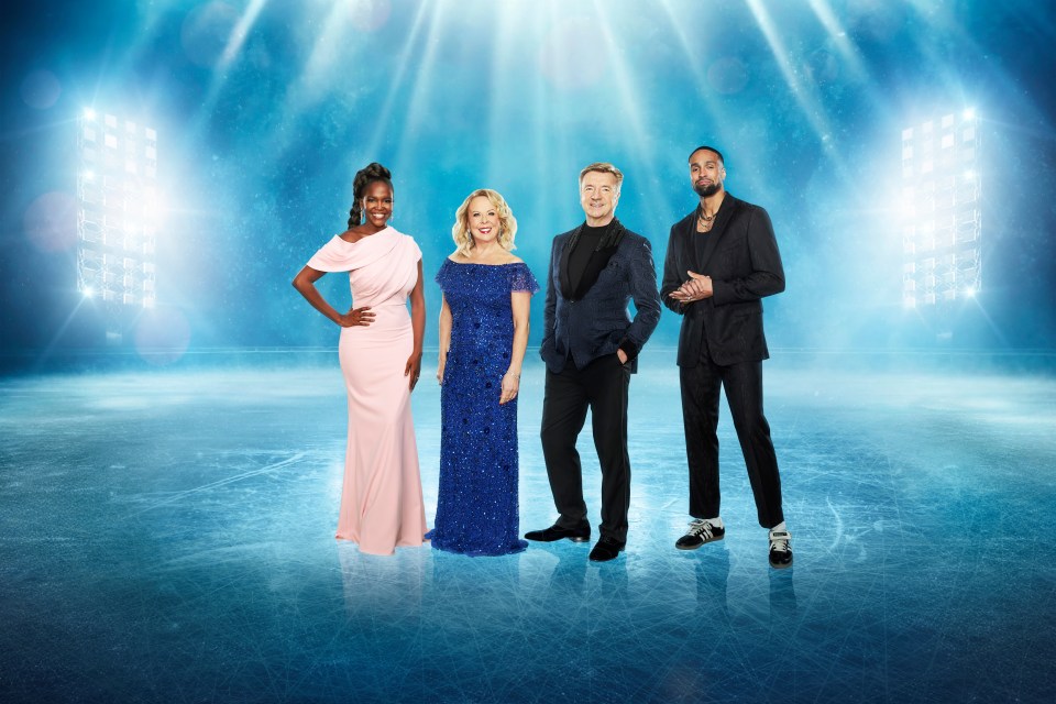 Oti Mabuse, Jayne Torvill, Christopher Dean and Ashley Banjo are back as judges on Dancing On Ice 2024