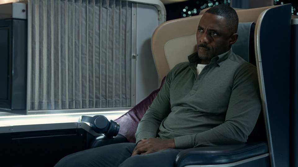 Undated TV still from Hijack. Pictured: Idris Elba as Sam Nelson. WARNING: This picture must only be used to accompany PA Feature SHOWBIZ Download Reviews. PA Photo. Picture credit should read: Apple TV+/Aidan Monaghan. All Rights Reserved. NOTE TO EDITORS: This picture must only be used to accompany PA Feature SHOWBIZ Download Reviews