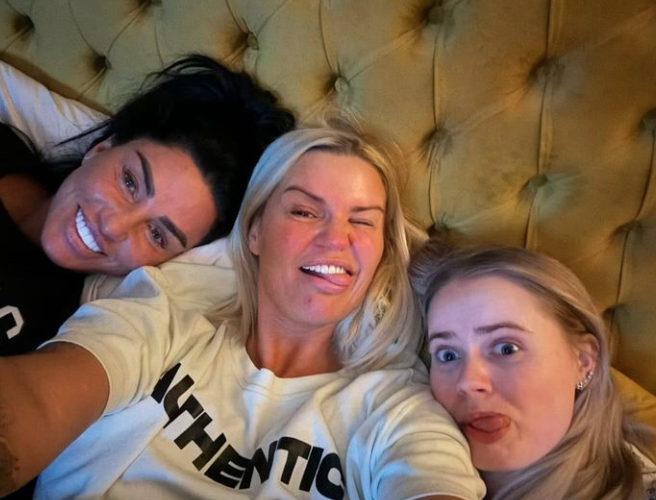 It comes as Katie and Bunny spent New Year with Kerry Katona and her daughter Lily