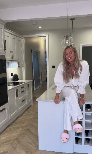 Chloe Meadows proudly showed off the renovation work on her London home