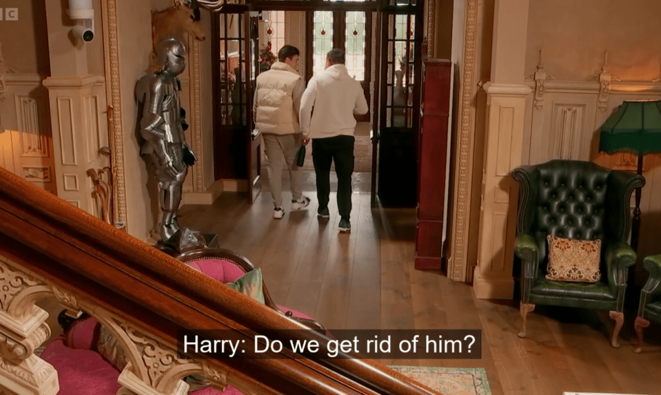 Throughout the episode both Harry and Ross wanted to speak to Andrew as they turned against each other