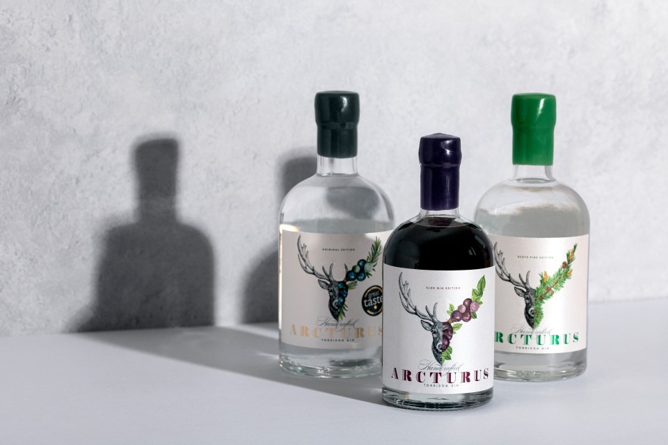 The gin's flavours were inspired by views of the remote loch and rugged mountains