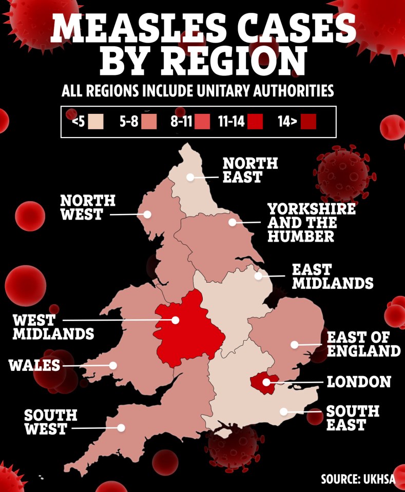 In the last week of December, 55 suspected cases were reported in England and Wales