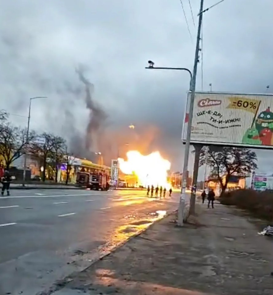 Russia launched a blistering attack on Kyiv and other Ukrainian cities