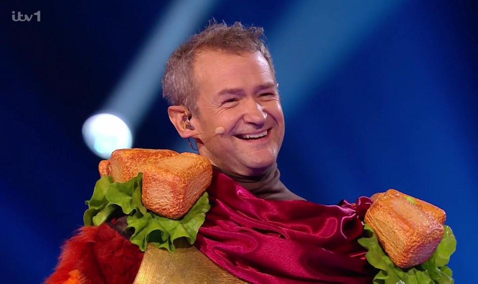 Alexander Armstrong was revealed as Chick­en Caesar on The Masked Singer