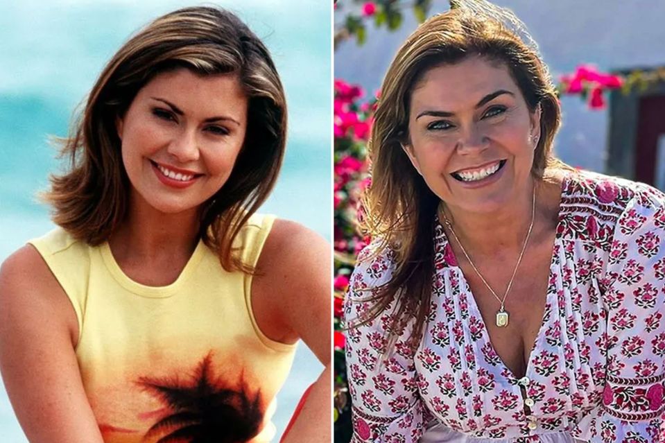 Amanda Lamb shot to fame in the early noughties (right, as she is now)