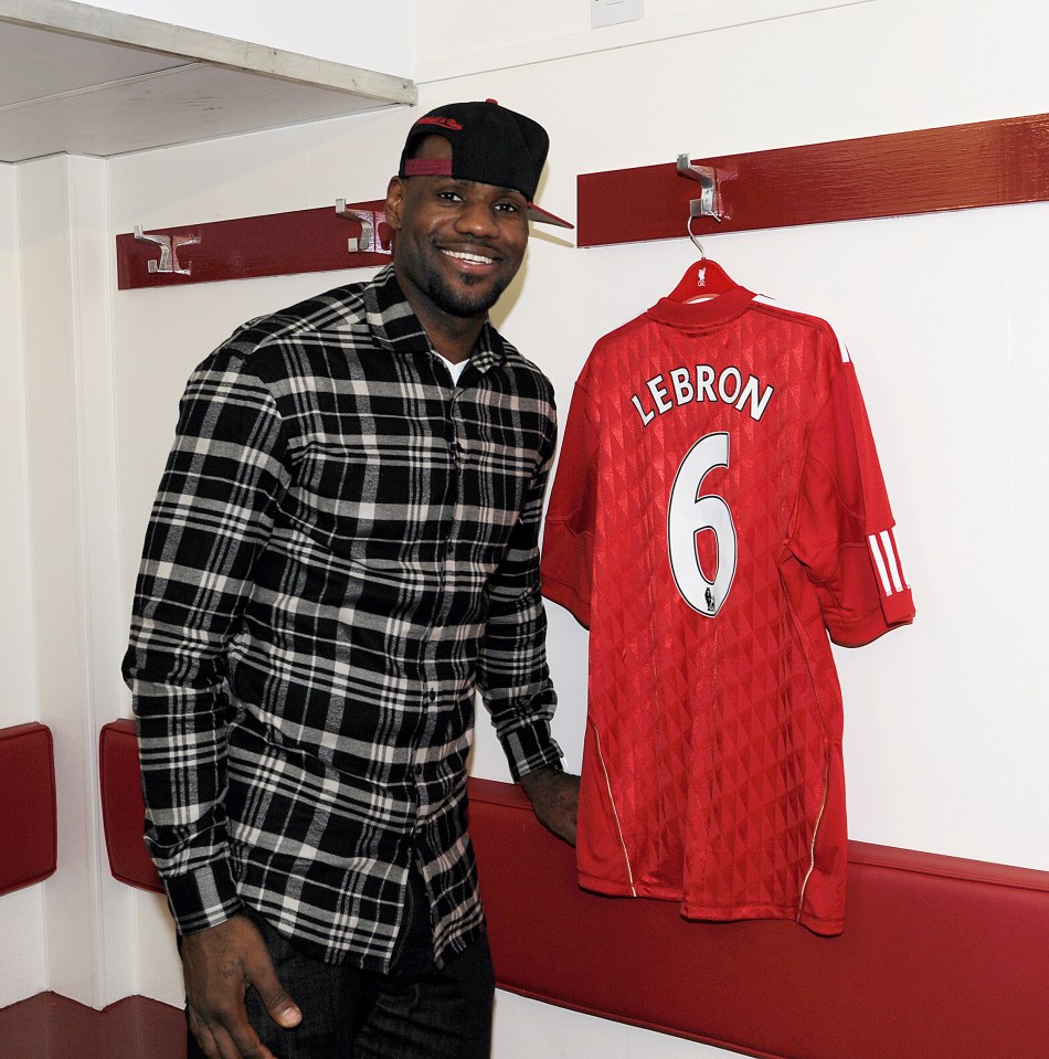 Lebron James owned 2 per cent of Liverpool FC for more than a decade