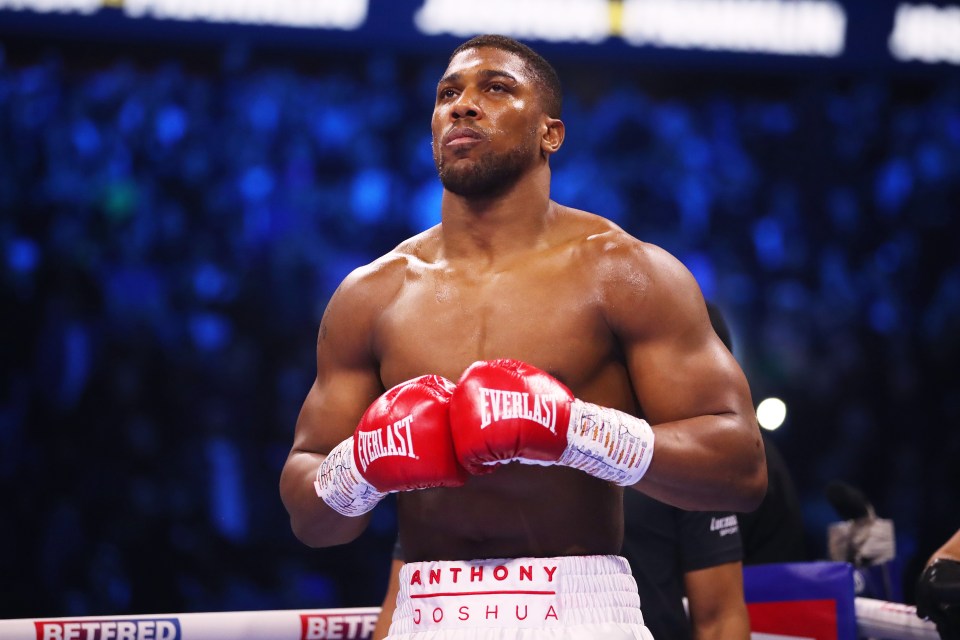 Anthony Joshua is now worth almost £180 million