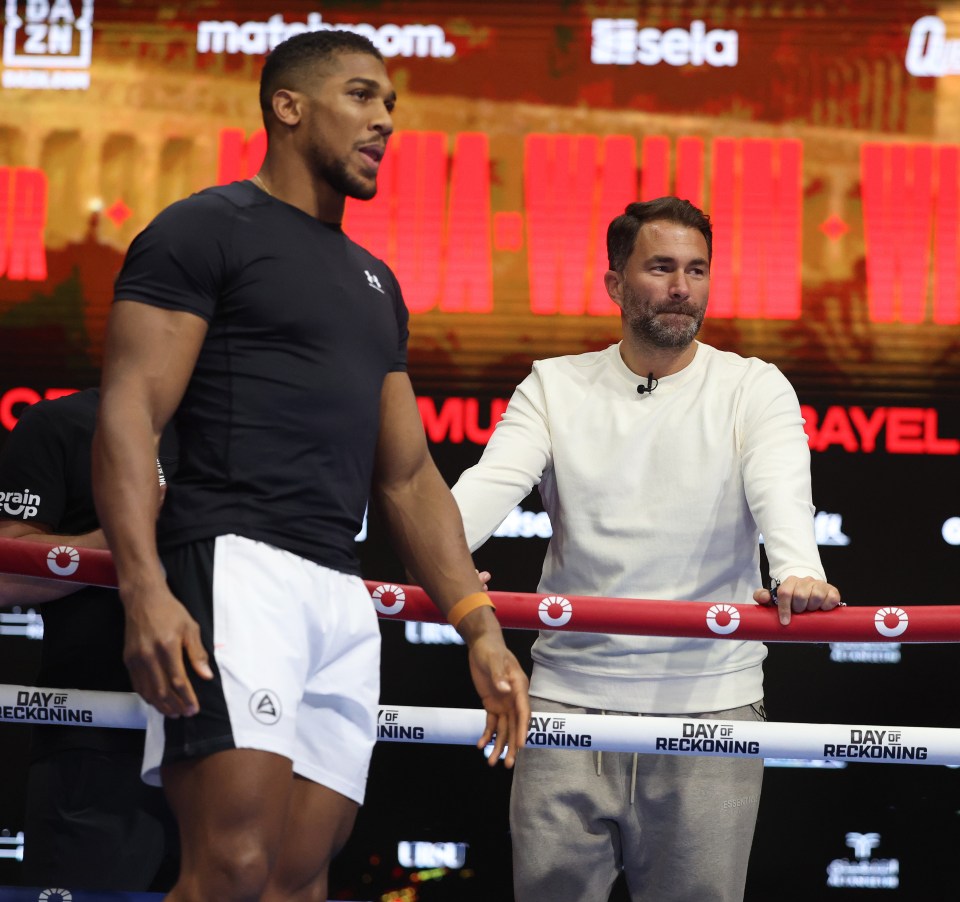 AJ's promoter Eddie Hearn has confirmed the fight is a 'done deal'