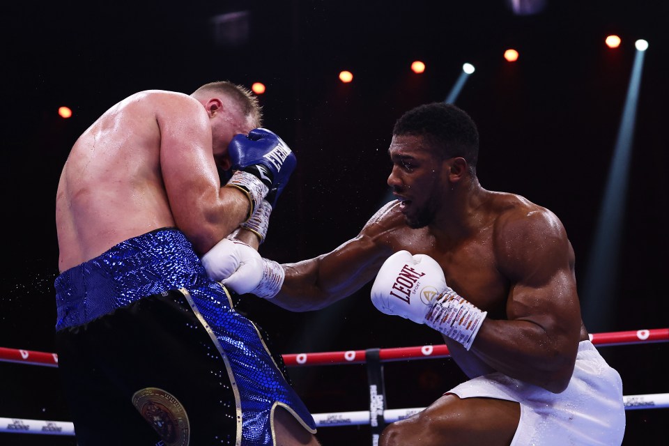 Anthony Joshua looked back to his best when he battered Otto Wallin