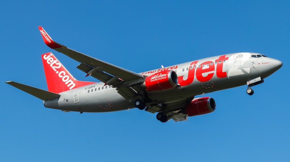 The passenger died on the Jet2 flight to Manchester