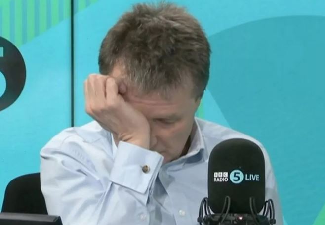 Nicky Campbell wiped away tears listening to Karen Jolliffe's story