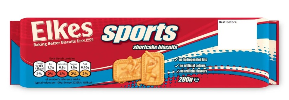 Aldi has confirmed Elkes sports shortcake biscuits will be in stores from January 21