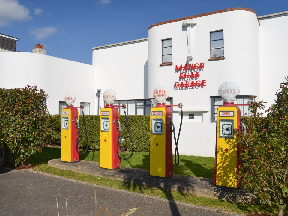 The Beach Stop in West Sussex is a Grade II fuel garage which dates back to 1934