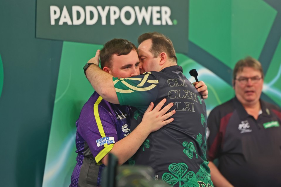 Luke Littler made more history by beating Brendan Dolan last night