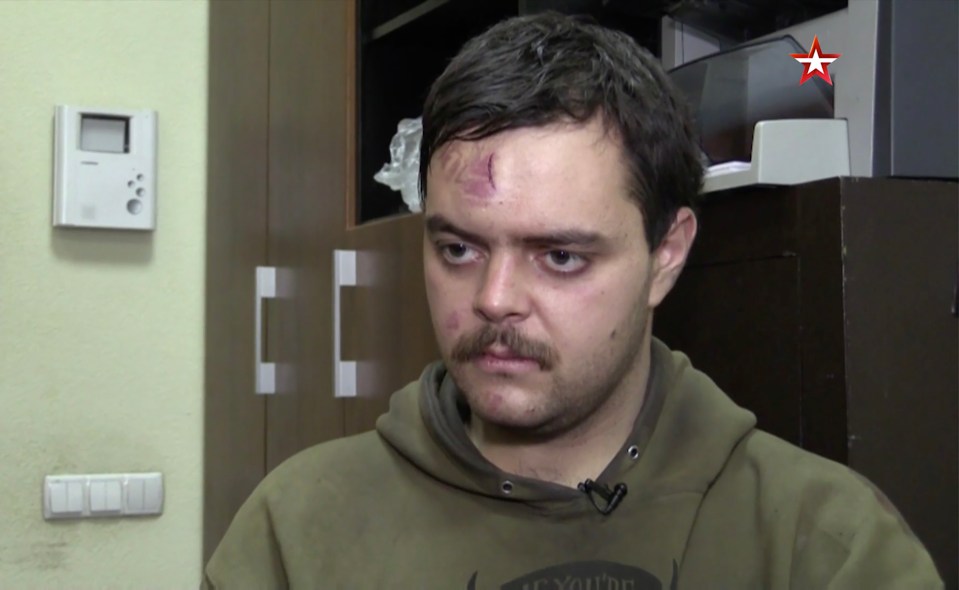 The Brit was used in Russian propaganda footage as he was beaten up in prison