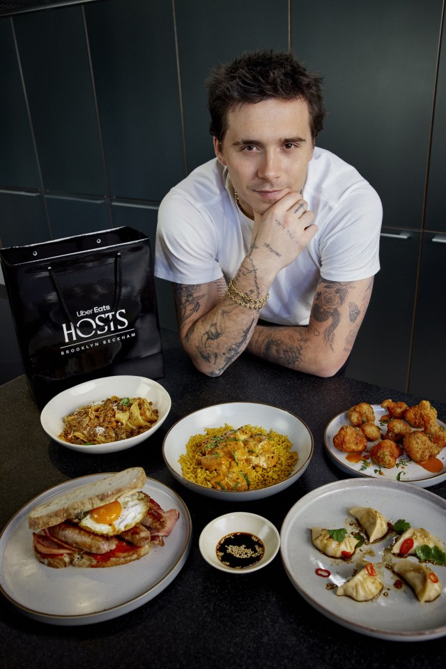 Brooklyn Beckham has teamed up with Uber Eats to give fans a 48-hour window to taste some of his creations