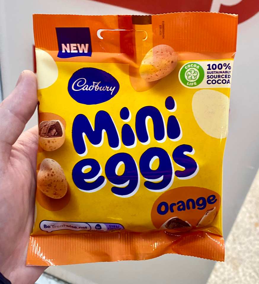 Cadbury has released a new flavour of mini eggs with a limited edition orange version that has wowed shoppers