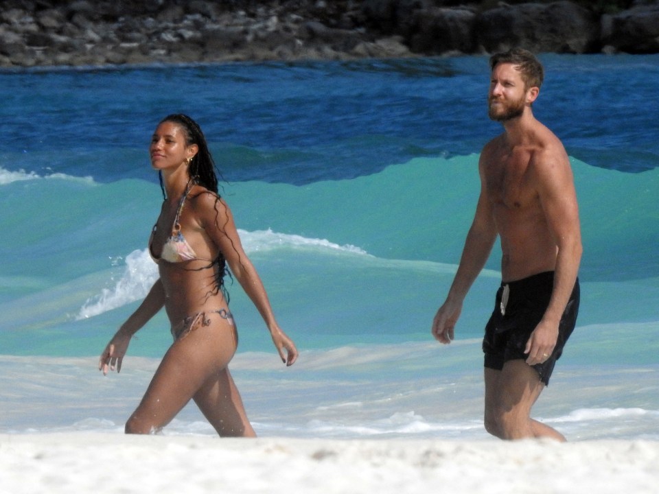 Calvin Harris and Vick Hope have finally gone on their honeymoon four months after tying the knot