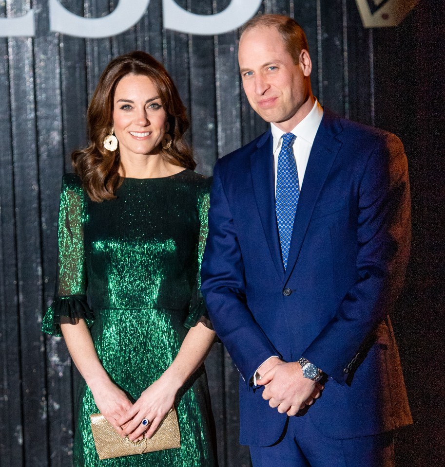 Doting Prince William visited his wife in hospital today