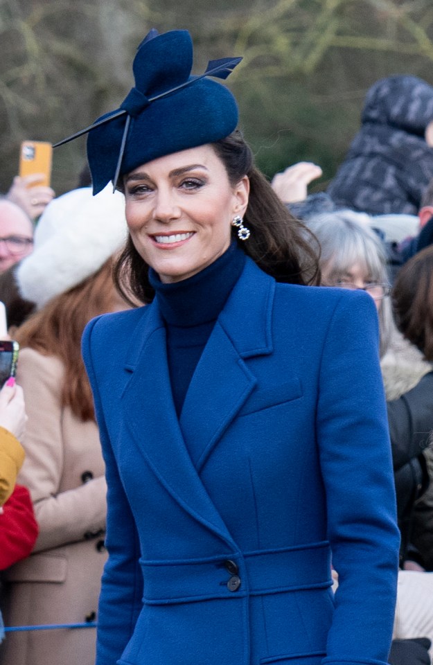 Princess Kate was last seen joining the royals at church on Christmas Day