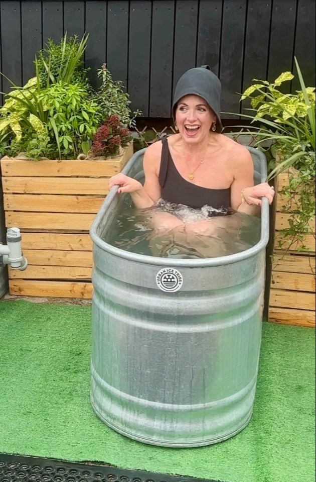 Carol tried out the new ice baths at Kings Cross's Coal Drops Yard in London