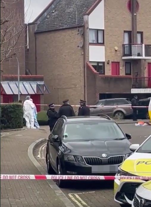 Images of the scene this morning show a forensic tent set up, with officers scouring the area