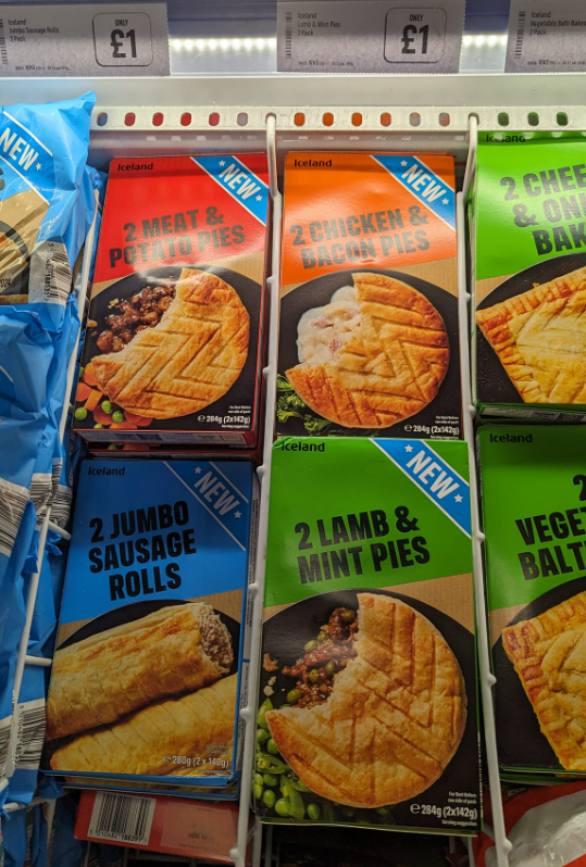 Wholesome pies in a variety of flavours on offer