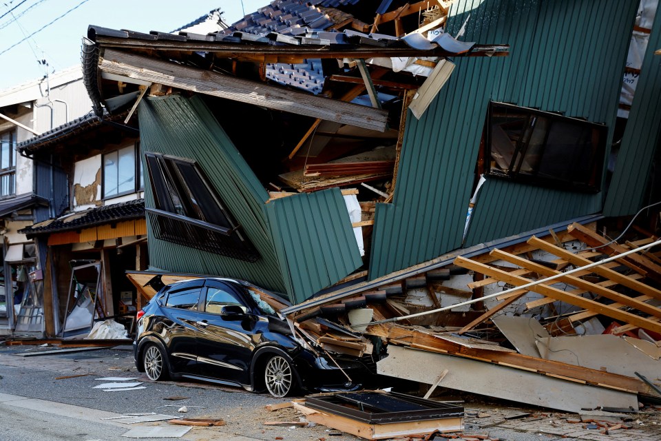 The huge scale of the destruction quickly emerged as thousands of homes were destroyed and collapsing