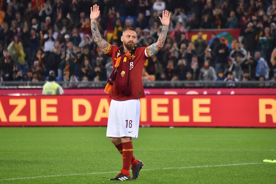 De Rossi made over 600 appearances for Roma as a player