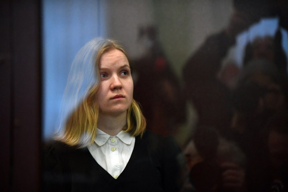 Daria Trepova could be facing 28 years in a Russian prison